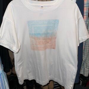 Old Navy T-Shirt with Bandana/Beach Graphic